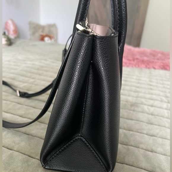 Kate spade Black Eva Small Satchel with Crossbody Strap - Picture 6 of 7